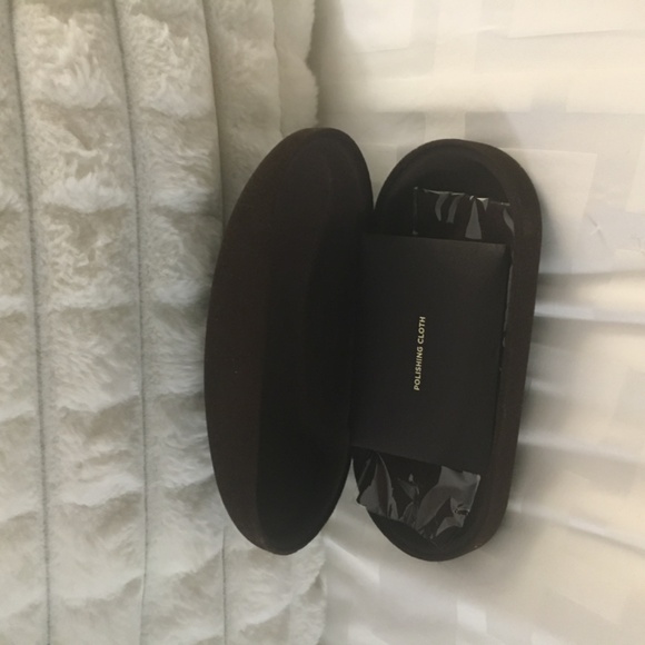 Bundle of Tom Ford sunglasses velvet case w/polishing cloth+ 2 boxes